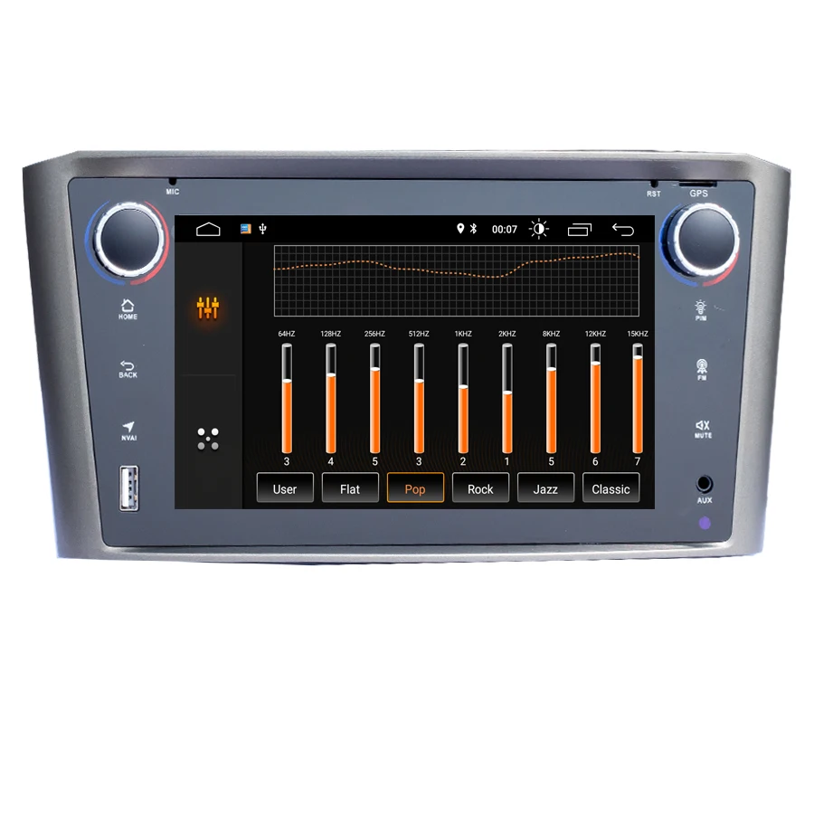 Android 9,0 Автомобильный мультимедийный плеер для Toyota Avensis T25 2003-2008 Wifi Bluetooth Радио DVD gps навигация Видео Аудио