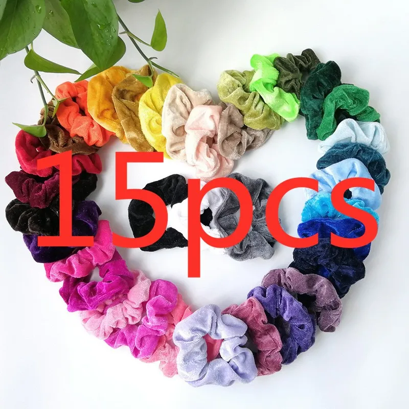 hair bows for women 1000Pcs/Set Velvet Satin Hair Scrunchie Floral Grip Loop Holder Stretchy Hair Band Leopard Women Hair Accessories silver hair clips