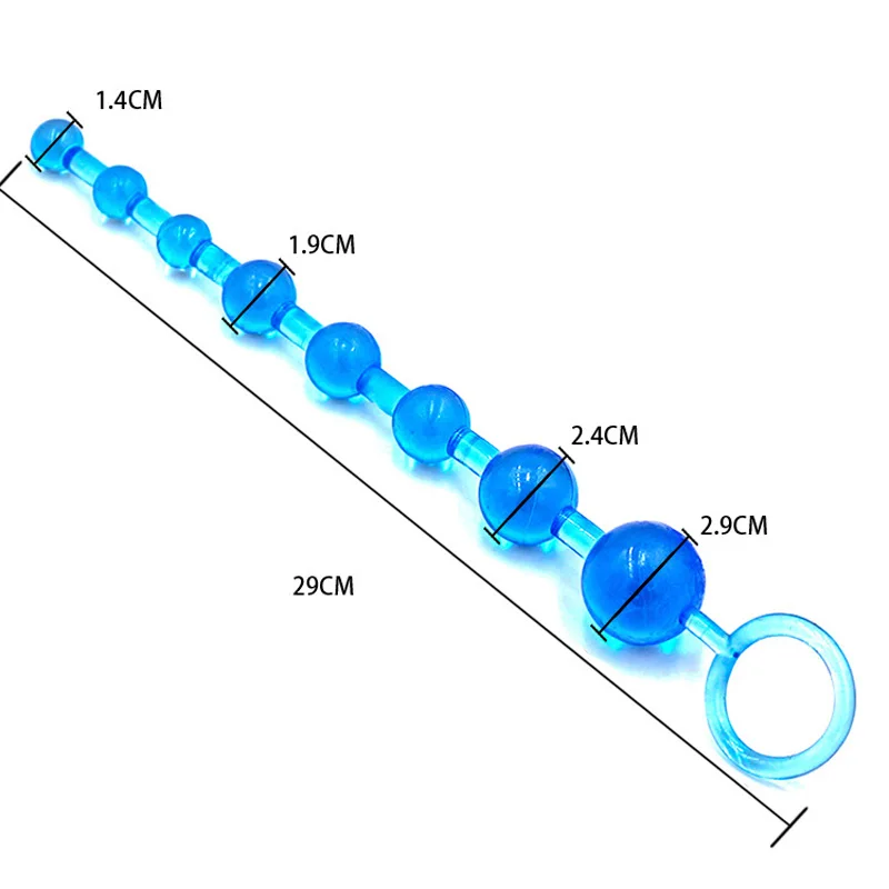 Anal sex toys Plastic Anal beads for Women Men Adult Sex toys Gay Anus stimulator Prosate massage Buttplug Anal beads G spot Orgasm props