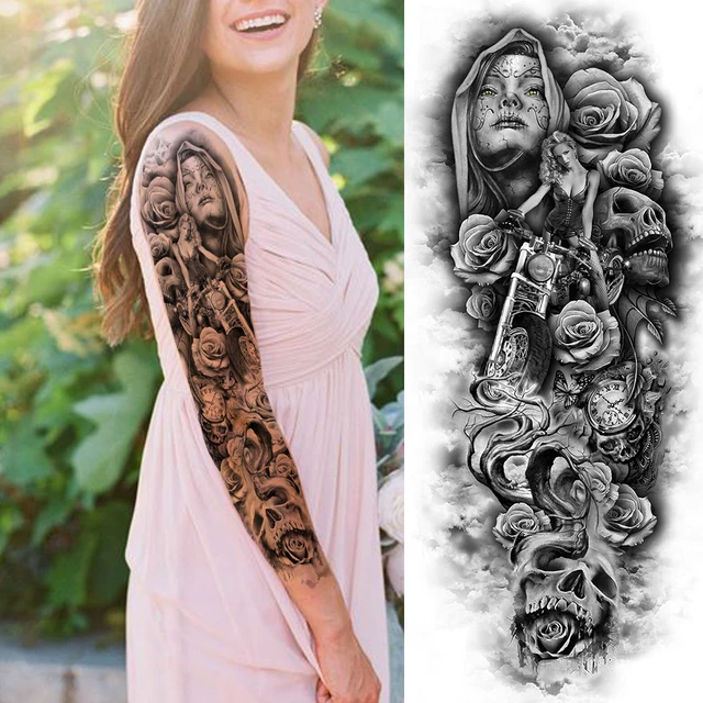 Ganzer tattoo arm frau Tattoo Vorlagen