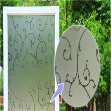 Оконные наклейки с рисунком лозы, электростатические, без клея, матовые, влагостойкие, УФ-защита, разные размеры, оконное покрытие