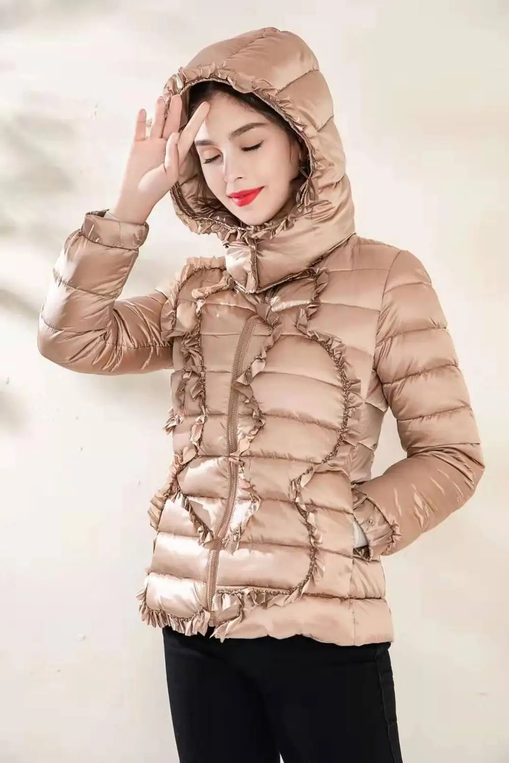 AH11228, модные женские пальто и куртки,, подиум, Роскошные, известный бренд, Европейский дизайн, вечерние, стильная женская одежда
