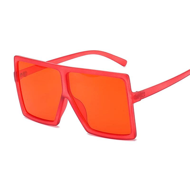  - Fashion Brand Design New Sunglasses Woman Flat Top Square Luxury Sun Glasses Vintage UV400 Sunglass Shades Eyewear Oculos De Sol