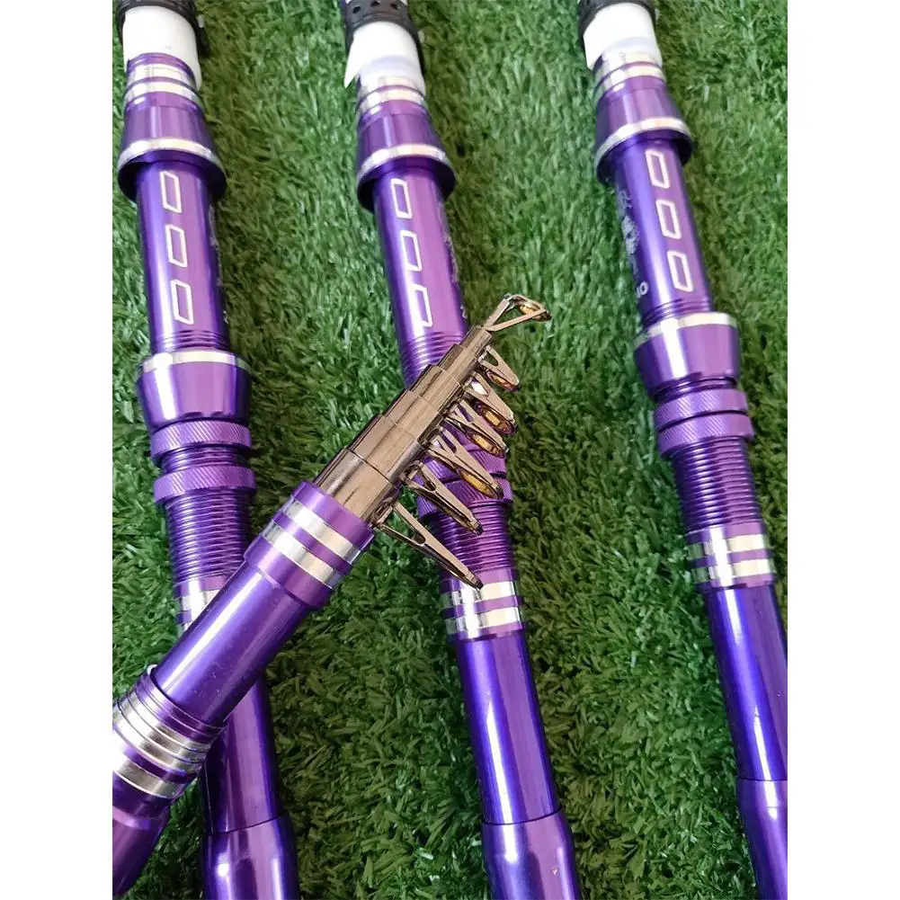 Super Short Type Hard Metal Fishing Rod 1.8-3.6m Carbon Retractable Lure Fishing Rod
