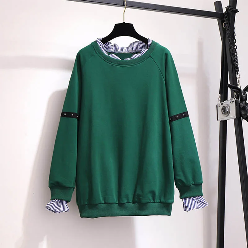 Осенне-зимние свитшоты размера плюс бюст 149 см 4XL 5XL 6XL 7XL 8XL 9XL кофты