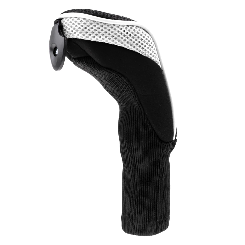 Golf Hybrid Club Head Covers with Interchangeable No. Tag (3, 4, 5, 7, X) UT Head Cover