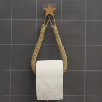 

Nordic Wall hangs wooden stick bedroom sitting room adornment to braid by hand paper towel holder