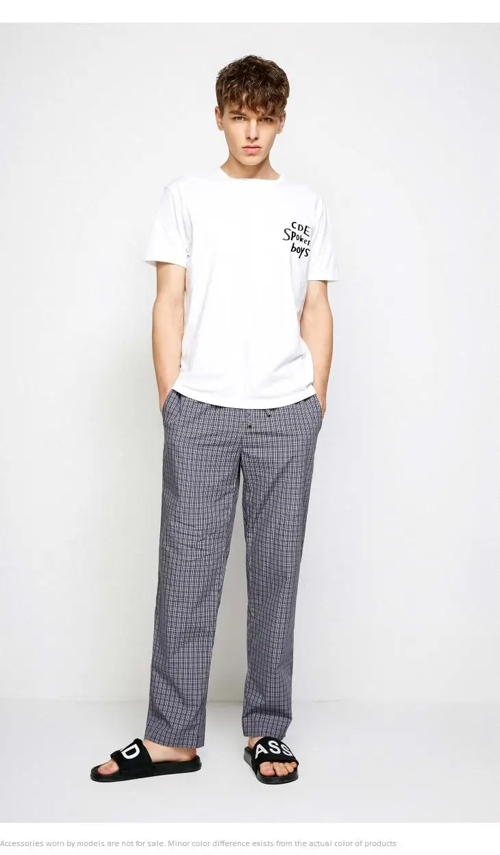 JackJones, мужская хлопковая Домашняя одежда, брюки на шнурке, облегающие, модные брюки, Мужская одежда, бренд 2183HC502