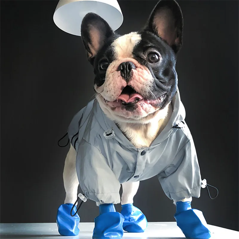 Плащ для французского бульдога, одежда для мопса, светоотражающая водонепроницаемая одежда для собак, костюм, одежда для бульдога, американский хулиган, пальто для питбуля