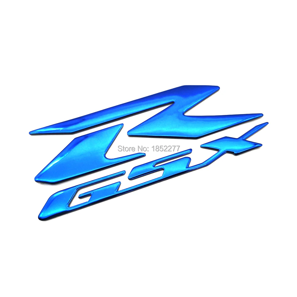 2 шт. для SUZUKI R-GSX GSXR 600 750 1000 эмблема мотоцикла значок наклейка 3D танк колеса логотип "GSXR" наклейка - Цвет: Оранжевый