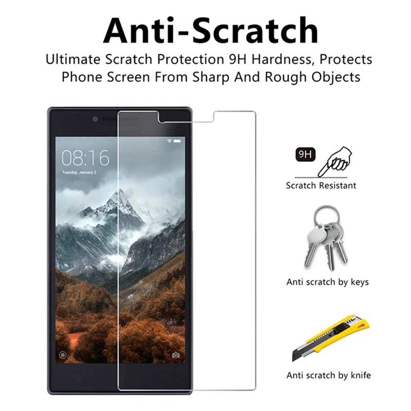 Защитное стекло 9H HD для Vibe X2 Защита экрана Lenovo K5 Note Plus закаленное Z5s Z5 Pro Z6