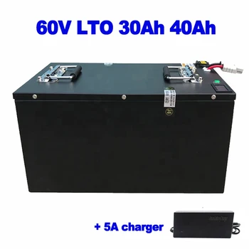 

LTO 60V 30Ah 40Ah Lithium titanate battery with BMS for ebike sightseeing car tricycle viehicle car Motorcycle lawn moer AGV