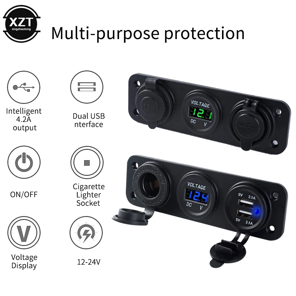 12V  2.1A USB ڵ    й, 12V    ܼƮ ׼ DIY ŰƮ ǰ