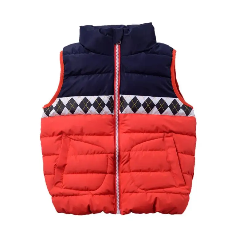 Жилет детский без рукавов с воротником-стойкой Coats2-6Y | Детская одежда и обувь