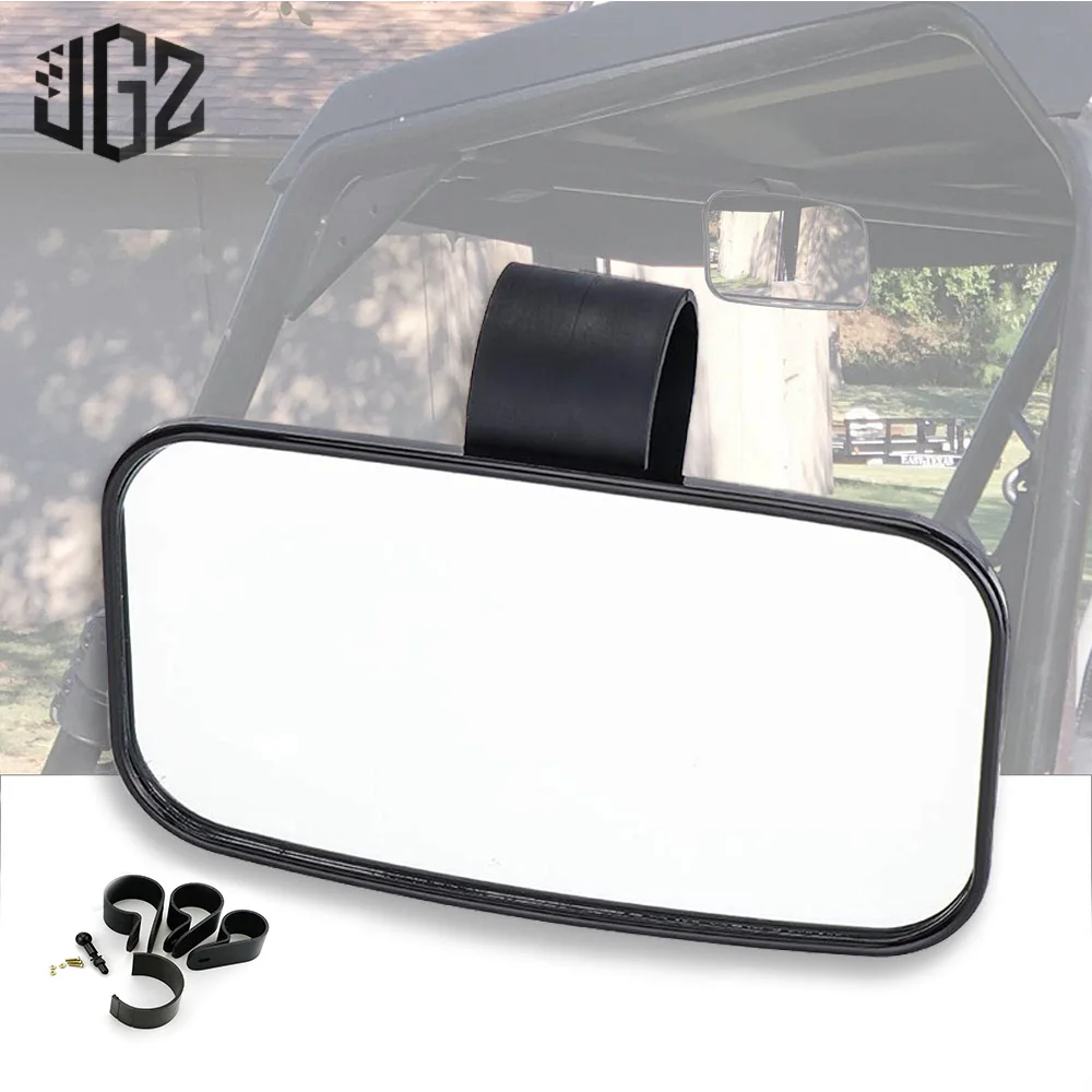 Left Right Universal Aluminum Rear View Side Mirrors Reflector Rearview Mirror Adjustable Racing for Can Am UTV ATV Terrain
