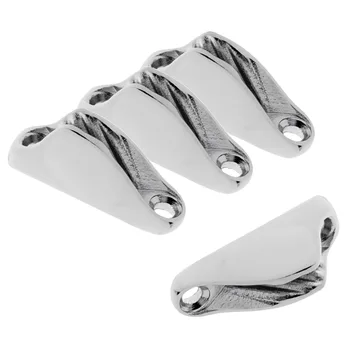 

4pcs Boat Sailing Rope Clam Cleat - 5mm Slot Width - 316 Stainless Steel