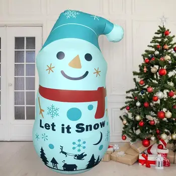 

Funny Snowman Inflatable Tumbler Toys Christmas Training Gift for Children
