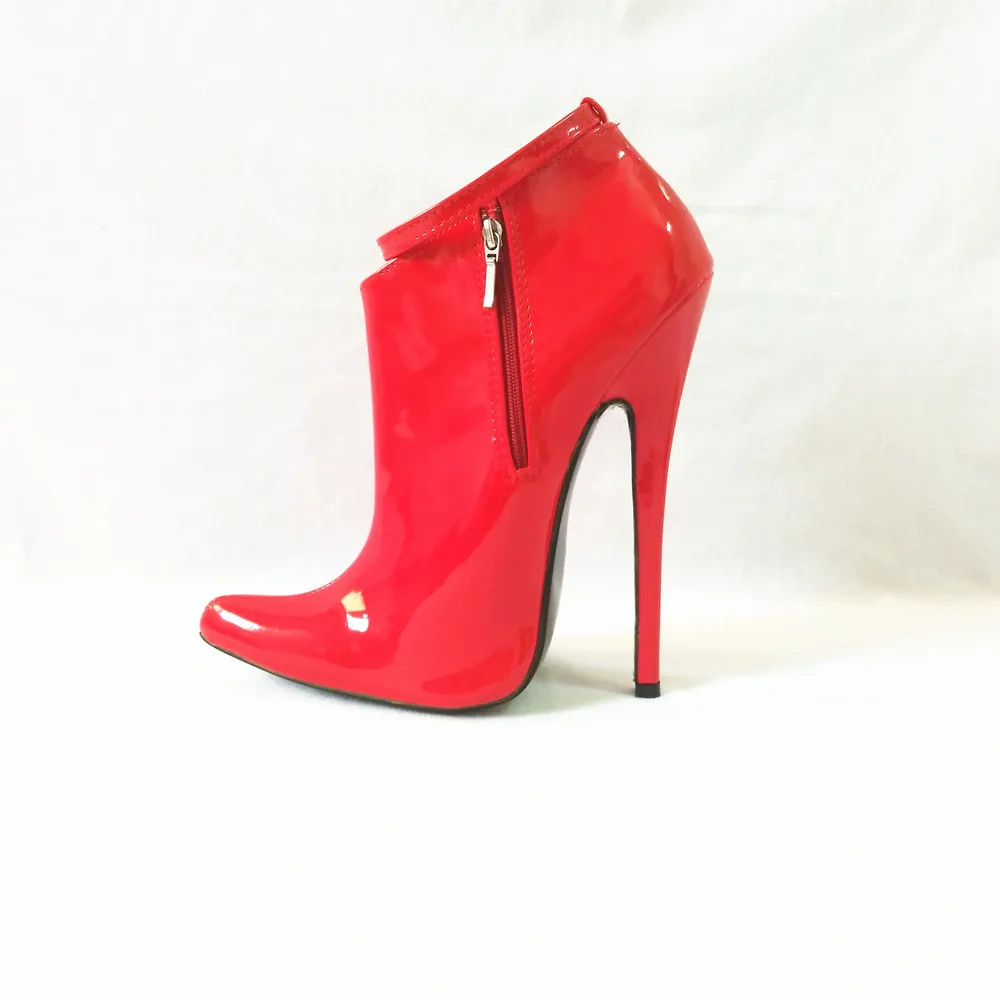 7.09in High Height Sex Boots Party Boots Stiletto Heel  Pointed Toe Ankle SM Boots  US Size 6-14 No.1810