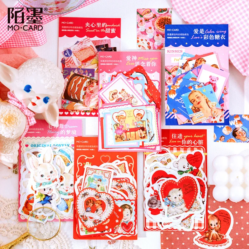 20 компл./лот Kawaii канцелярские наклейки милая история для рукоделия Скрапбукинг