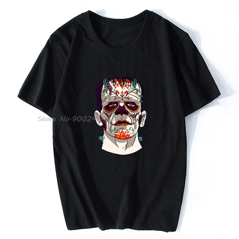 Men t shirt Catrina Frankenstein Sugar Skull Horror Movie Tshirt Women T  Shirt Men Cotton O neck T Shirt Hip Hop Tees Harajuku|T-Shirts| - AliExpress