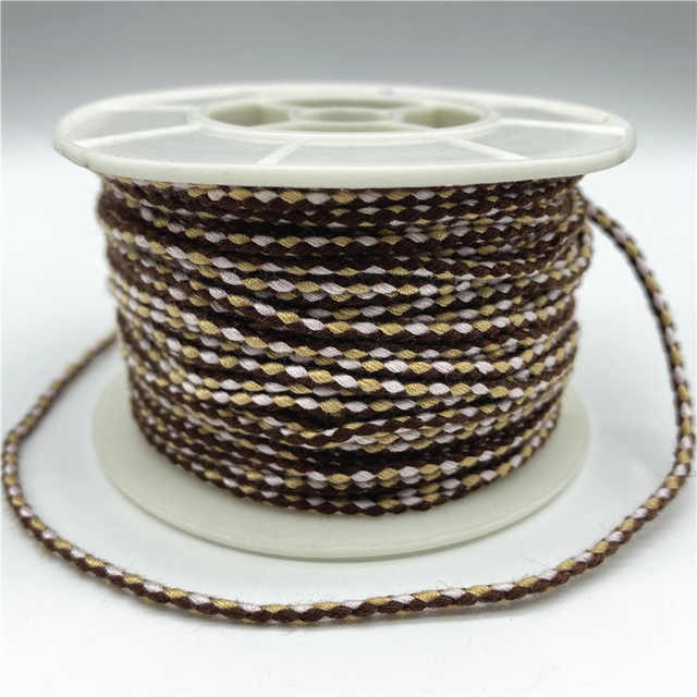 2.5mm Cotton Cord Rope Chinese Knot Macrame Cord Rope For Jewelry Making For Shamballa Bracelet