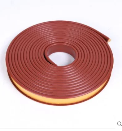 1M PVC Adhesive edge banding tape seal strip Cabinet table edge corner protector furniture veneer sheets decoration accessories brown