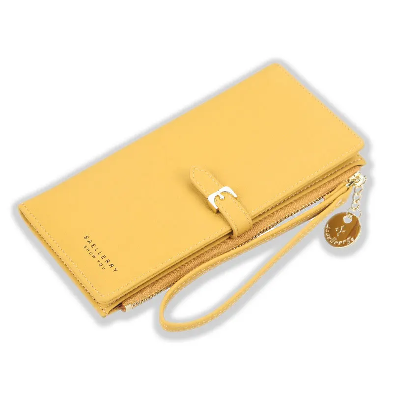 

2020 New Women Wallets Purse Female Long Style Fashion Leather Students Korean Version of Cute Imitation Leather Money Bag