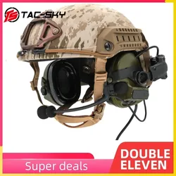 Support de casque de sport tactique Airsoft FG, casques antibruit en Silicone, réduction du bruit, casque de tir, TAC SKY 