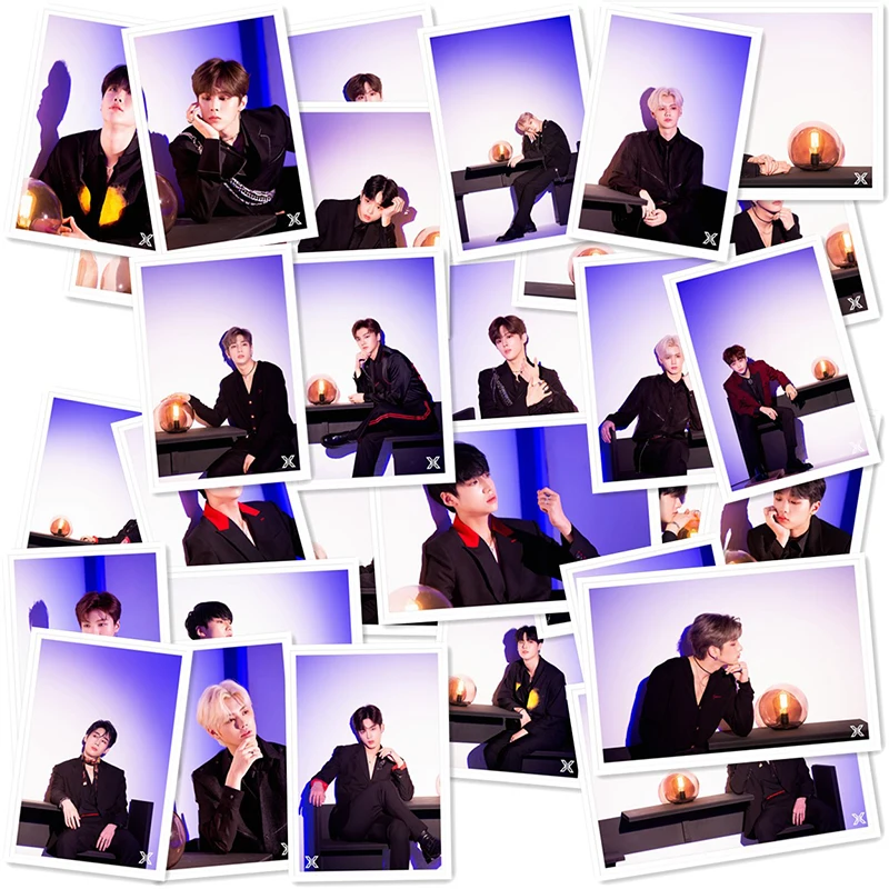 Kpop Produce101 X1 альбом фотография Поляроида Lomo карты Мода Fans XONE вентиляторы коллекция металлическая коробка 30 шт./кор