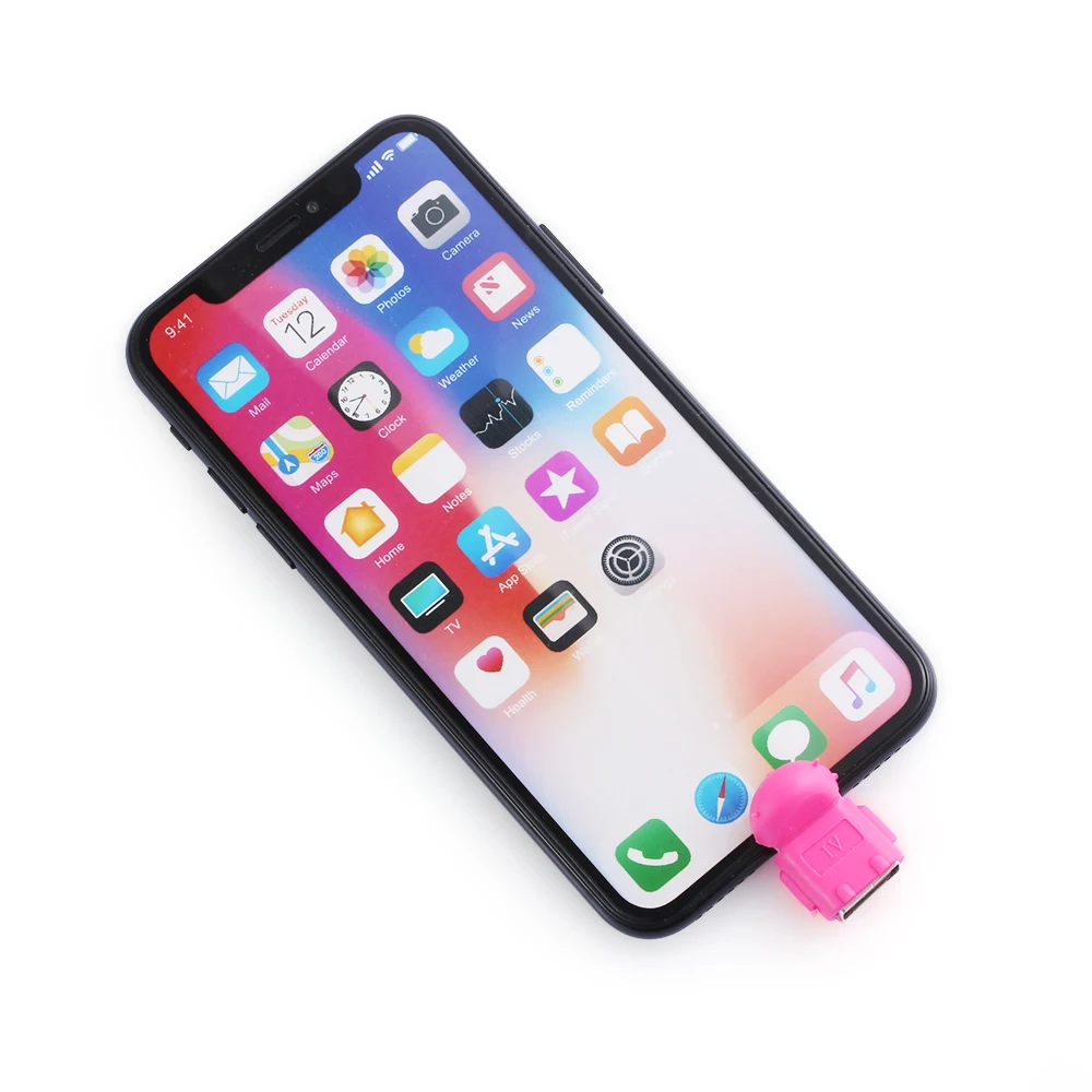 Микро USB к USB 2,0 Мини робот OTG адаптер конвертер для Android телефон Мышка для планшета USB флэш-накопители Аксессуары для мобильных телефонов