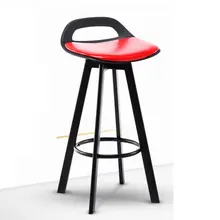 Современной плотной древесины поворотный барный стул модные креативные ровные цилиндры домашний счетчик для отдыха Нескользящие коврик для ног стульчик для кормления