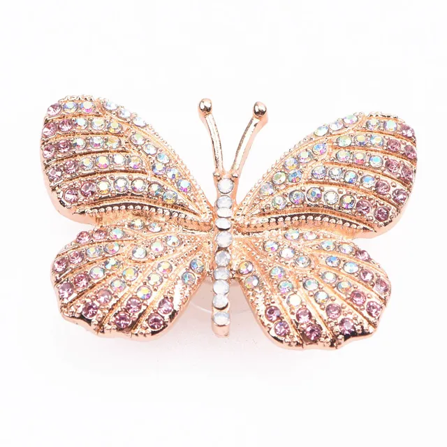 Bling Metal Croc Shoe Charms Women Butterfly Queen Crown Shoe Decorations Girl Flower Rhinestone Chains Wristband Accessories b8722