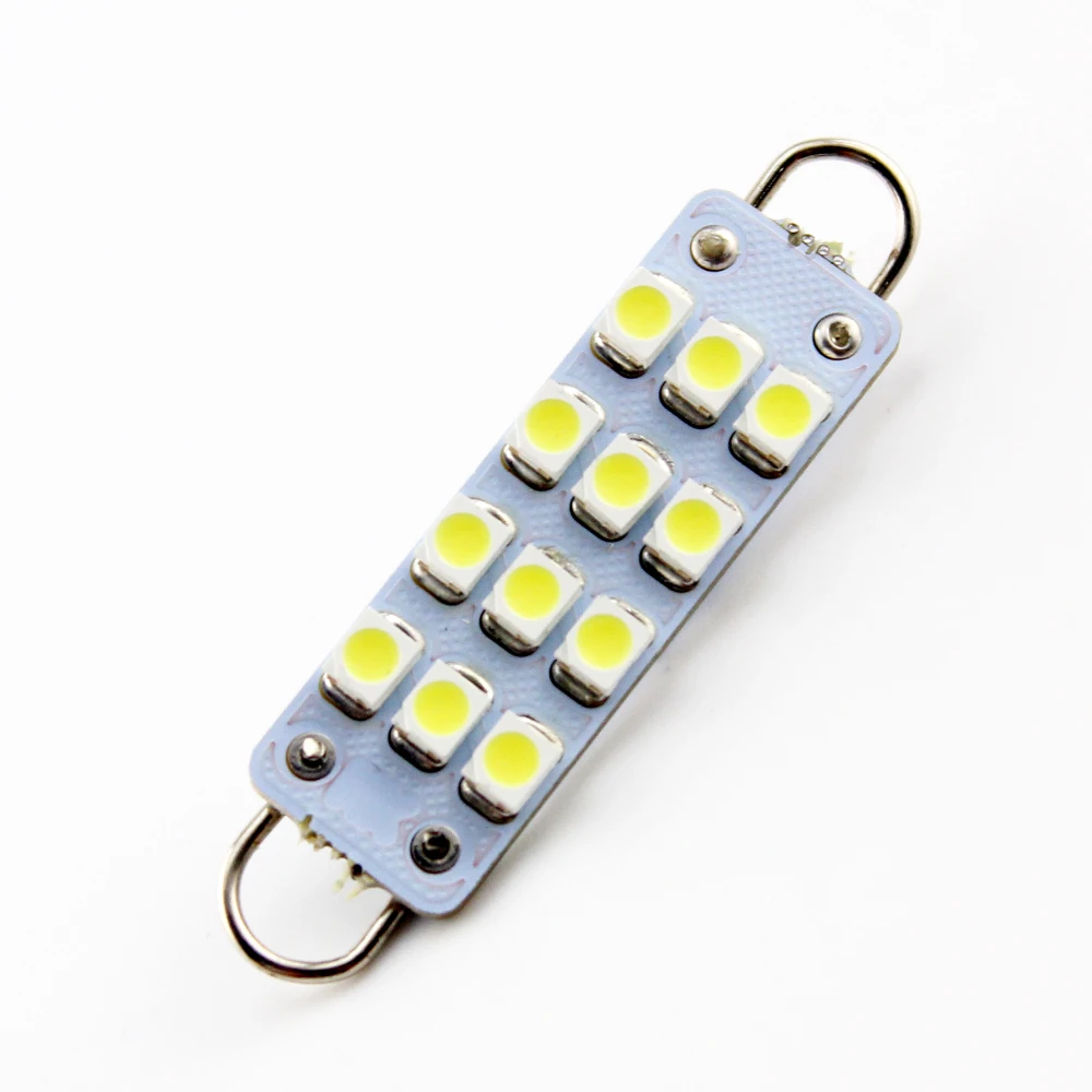 50X44 мм 12V гирлянда 1210 12SMD жесткая петля светодиодный грузовой купол багажник карта двери светильник лампочка 561 564 белый