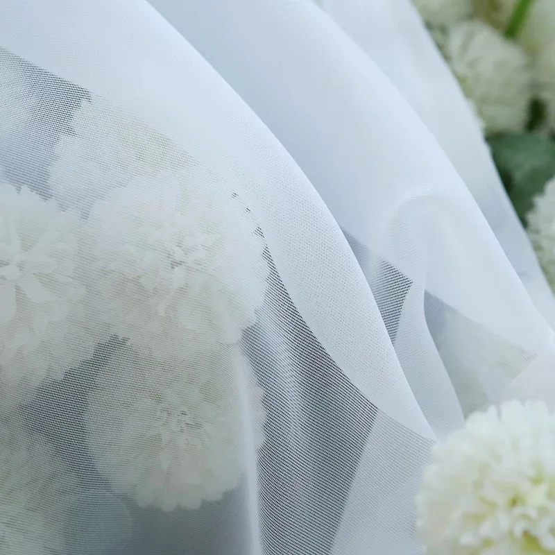 White Tulle Европейский роскошный 3D рельефный дизайн бабочки занавески s для гостиной спальни занавески s украшения современные затемненные занавески M445#4 - Цвет: White Tulle