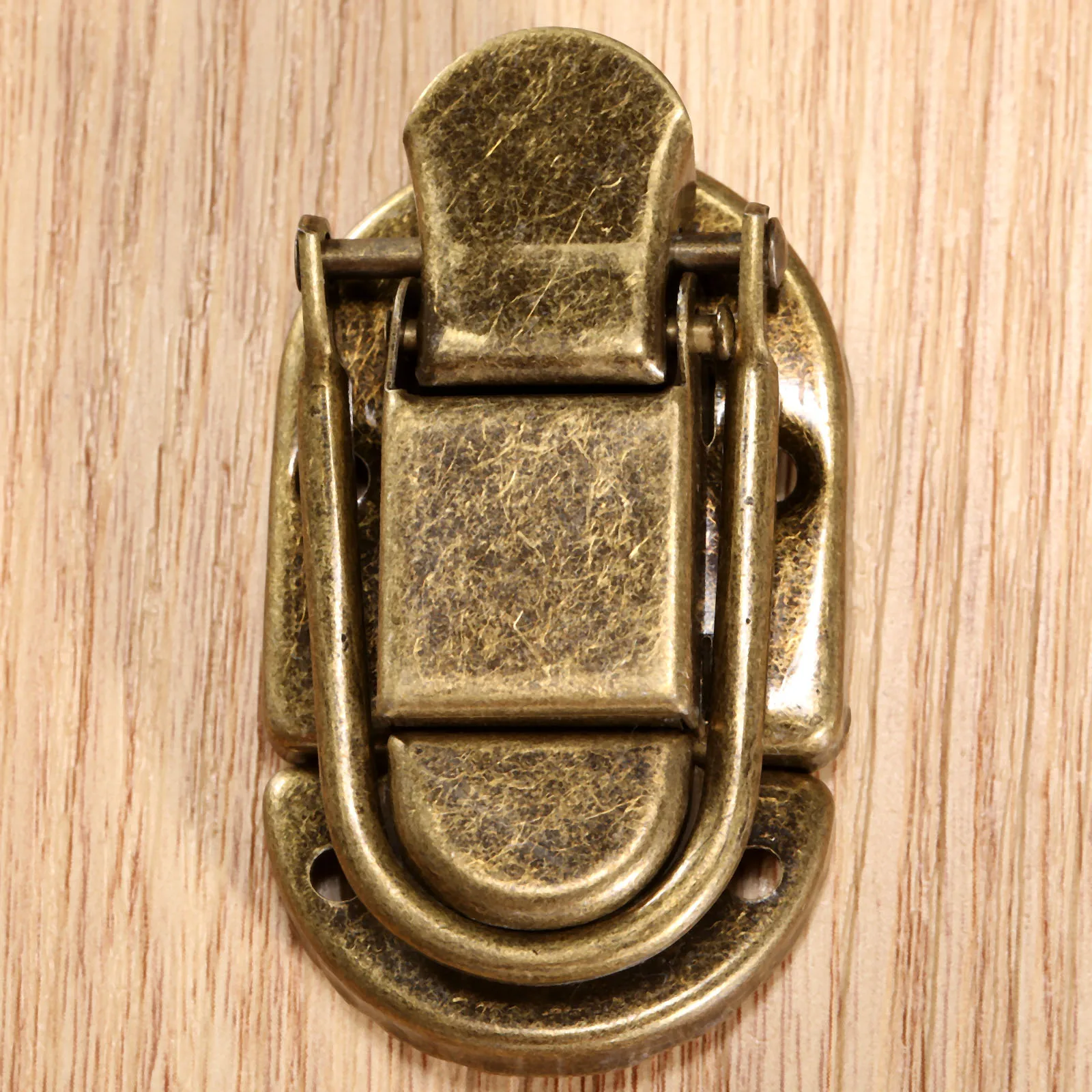 DRELD 1Pc 60x34mm Antique Brass Drawer Latches Iron Latch Decorative Jewelry Gift Wine Wooden Box Suitcase Case Hasp Latch Hook
