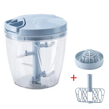 

Multifunction Manual Meat Grinder Food Chopper Mincer Mixer Blender Hand Processor Citrus Juicer for Orange Lemon Fruit Squeezer