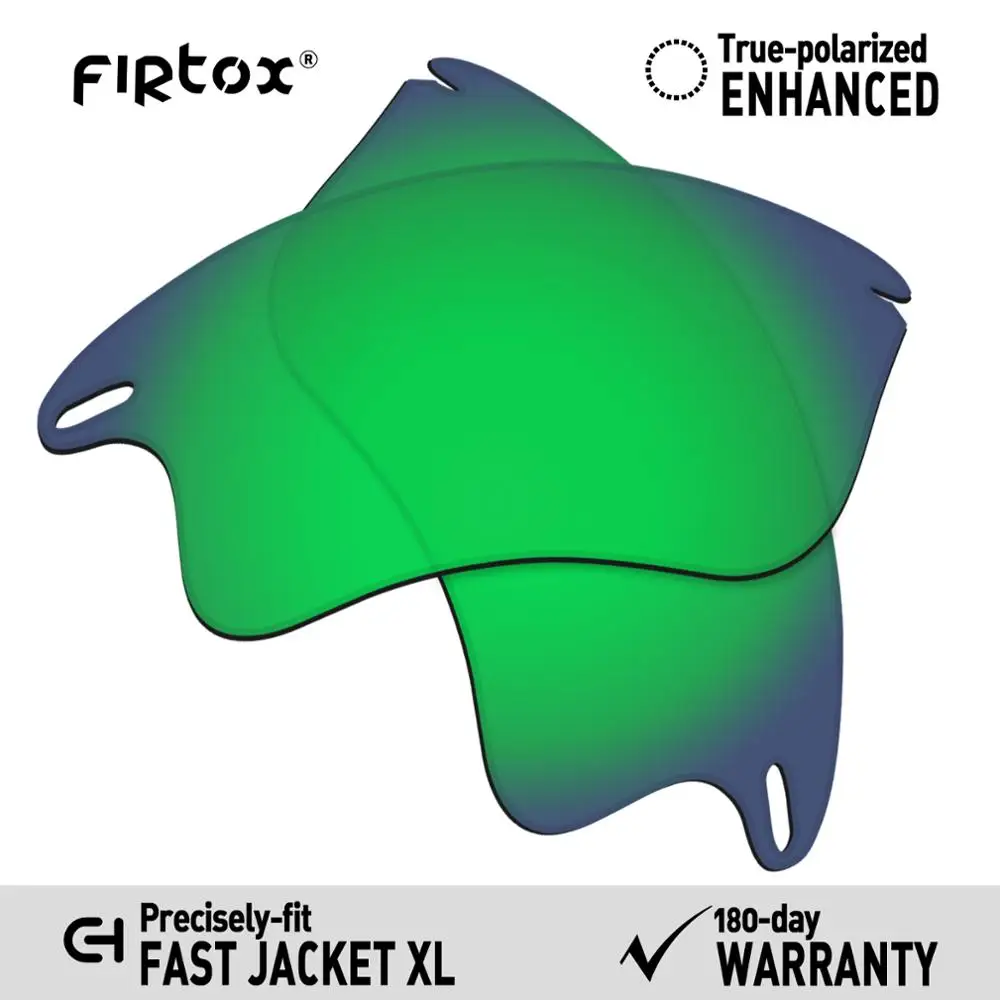Green-Polarized Firtox True UV400 поляризационные Сменные рассеиватели для солнцезащитных очков-oxley Fast Jacket XL OO9156-несколько вариантов - Цвет линз: Green-Polarized