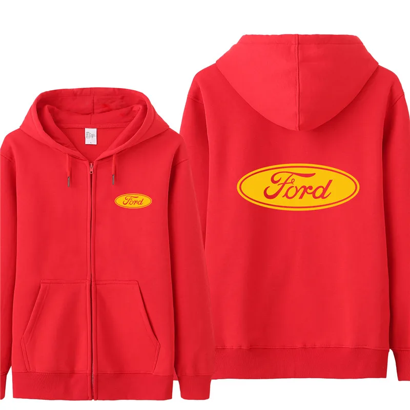 Осенние толстовки Ford мужские модные пальто флисовый пуловер унисекс мужские свитера Ford - Цвет: as picture