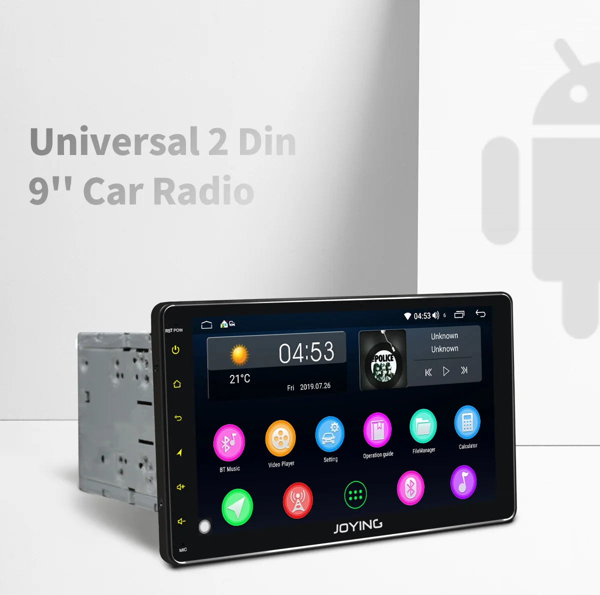 Perfect 9"Android 8.1Universal Car Radio Stereo Octa Core 2GB+32GB Head Unit Double 2 Din Multimedia No DVD Player Built-in DSP 4G Modem 0