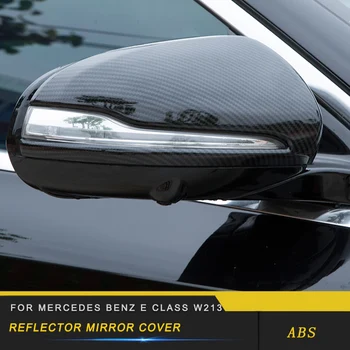 

For Mercedes Benz E Class W213 2017-2019 Auto Car Rearview Mirror Cover Trim Frame Sticker Chrome Exterior Accessories