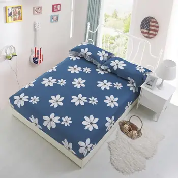 

36Fitted Sheet Bed sheet Pillowcase for Twin Queen Kids Adults 100%Cotton Bed Sheet with Elastic Rubber 90/140/150/160/180*200cm