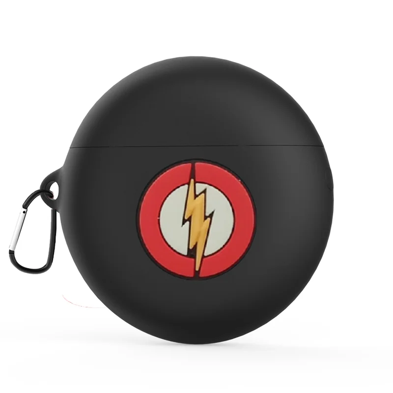 Black 4 AKBNSTED милый мультфильм шаблон силиконовый защитный чехол для huawei Freebuds 3 беспроводной Bluetooth наушники Замена чехол - Цвет: Black 4