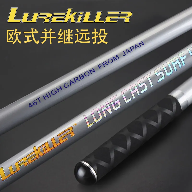 

Lurekiller Fishing rod Japan Full Fuji Surf Rod 4.20M 46T Carbon 3 Sections 80-150G/100-250G Surf casting rods