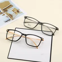 Квадратные очки для мужчин и женщин, модные металлические оправа для очков, модные полноразмерные оправы для очков, деловые мужские оправы для очков
