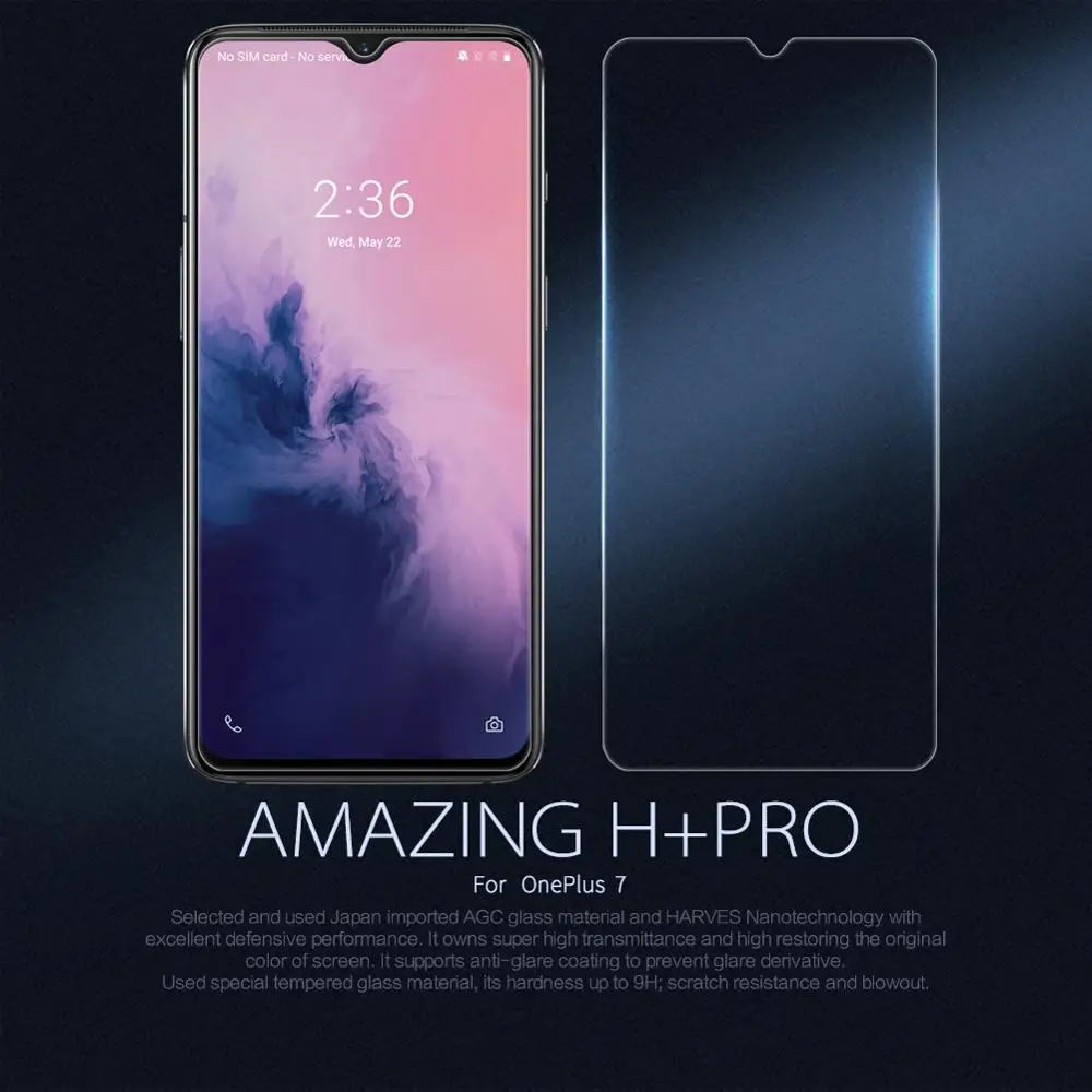 Для oneplus 7T oneplus 7 oneplus 6 T/6 oneplus 5T Защитное стекло для экрана Nillkin Amazing H+ PRO 9H защита для экрана из закаленного стекла