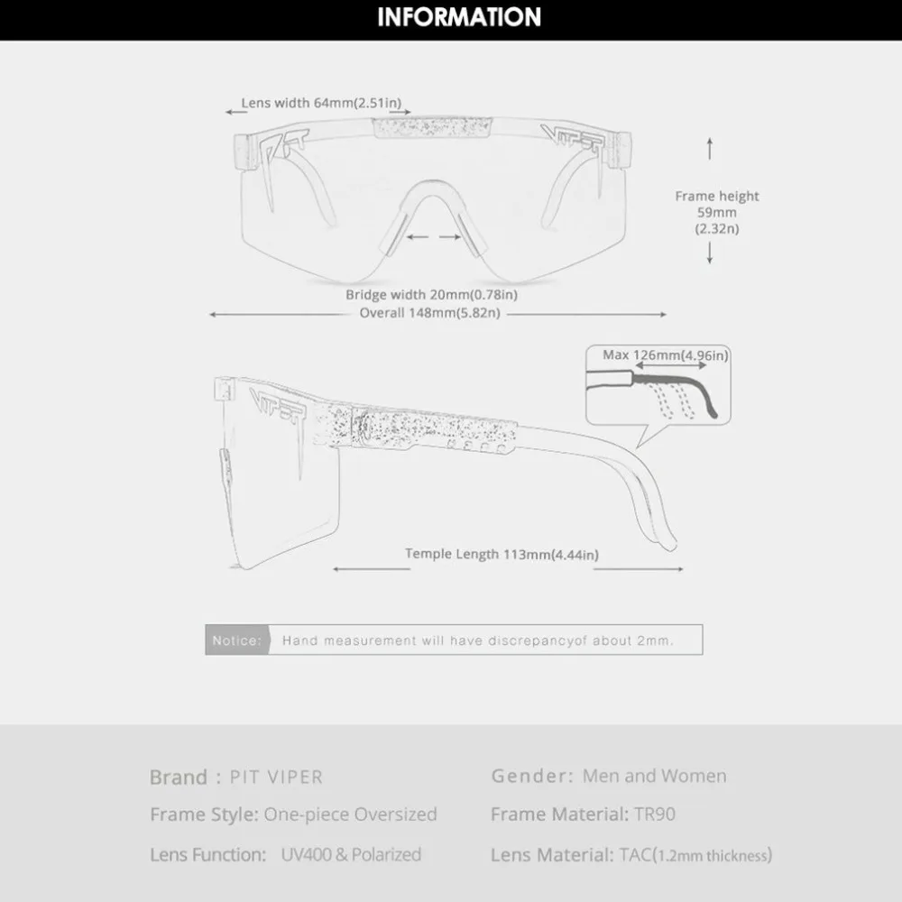 Sport Google Original Polarized Sunglasses For Men And Women Outdoor Windproof Anti-ultraviolet Eyewear Uv Mirrored Le