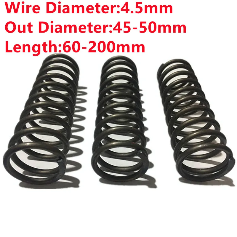 Custom Large Heavy Duty Compression Coil Spring for Machine,4.5mm Wire