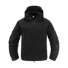 Tactical fleece jacket  Uniform Soft Shell Casual Hooded Jacket Men Thermal Army Clothing 4