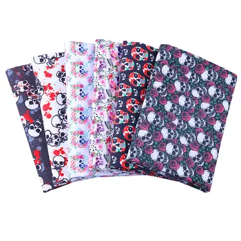 

Rubio 50*140CM Halloween Polyester cotton Fabric Patchwor Printed for Tissue Kids Home Textile for Sewing Doll Dress Curtain