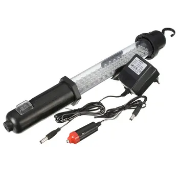 

Portable 60 LEDs 350LM Rechargeable Cordless Work Light Torch Garage Inspection Lamp + Hanging Hook Super Bright New